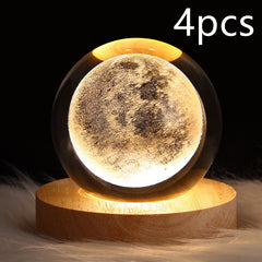 3D Planet Moon Lamp Bedroom Home Decor