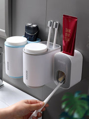 Wall Mounted Automatic Toothpaste Holder Bathroom Accessories