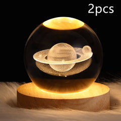 3D Planet Moon Lamp Bedroom Home Decor