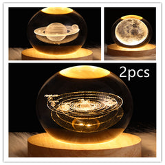 3D Planet Moon Lamp Bedroom Home Decor