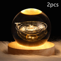 3D Planet Moon Lamp Bedroom Home Decor