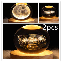 3D Planet Moon Lamp Bedroom Home Decor