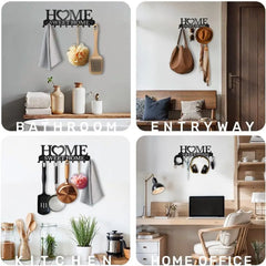 Wall Mounted Sweet Home Decorative Key Holder Key Wall Hook Creative Key Holder for Front Door