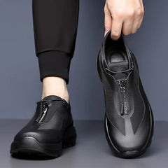 Men's shoes outdoor hiking soft sole sports shoes thick soled, lightweight trendy and versatile men's slip-on shoes for spring