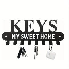 Wall Mounted Sweet Home Decorative Key Holder Key Wall Hook Creative Key Holder for Front Door