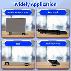 2pcs/Set Laptop Stand for Computer Keyboard Stand Riser Mini Portable Laptop Stands for Notebook