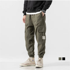 Mens Cargo Pants Skinny Hip Hop Clothing Japanese High StreetwearTrousers Fashion Overalls Harajuku Joggers Sports Men Pant