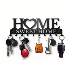 Wall Mounted Sweet Home Decorative Key Holder Key Wall Hook Creative Key Holder for Front Door