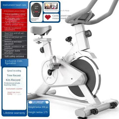 Gym Dedicated Indoor Exercise Weight Loss Silent Smart Power Bike - Spin Bike Home Fitness Equipment -Hot New for Healthy Living