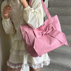 2025 New Versatile Fashion Star Bag Handbag Exquisite Bow Tote Bag Stylish Commuter Underarm Shoulder Bag