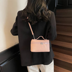 Chic Campus Bag Women Multifunctional Shoulder Handbag Student Friendly For Lecture Halls And Study Sessions