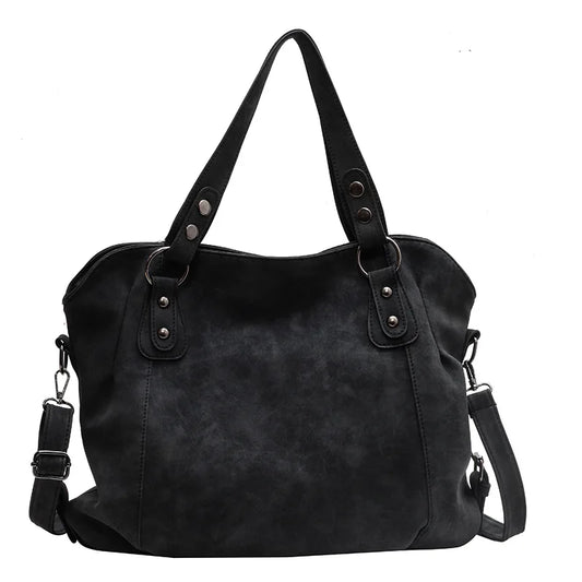 2025 New Women's Vintage Large-Capacity Bag - Versatile Crossbody. Minimalist Casual Shoulder Tote & Bucket, Fashion Accessory.