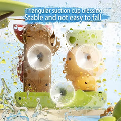 Baby Bath Toys For Kids Interactive Bath Toy with Suction Cups Cartoon Duck Water Tub toys Bathtub Toy for Boys Girls Infant