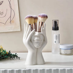 Creative Art Styling Office Desktop Multifunctional Storage Pen Holder Makeup Brush Holder Decoration organizer органайзер