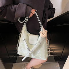 Vintage College Style Backpack Women's Bag, Versatile Fashion, Large Capacity Shoulder Bag Bag