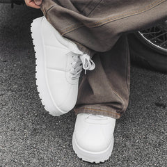 2025 New High Quality Shoes Autumn and Winter New Breathable Versatile Trendy Fashion Thick Soled Thickened Niche Bread Shoes