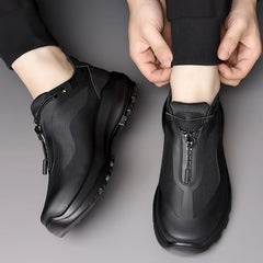 Men's shoes outdoor hiking soft sole sports shoes thick soled, lightweight trendy and versatile men's slip-on shoes for spring