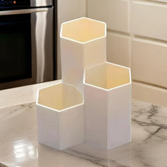 multifunctional desktop organizer, office accessories storage, suitable for home, office and school, desktop storage rack