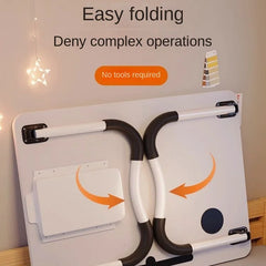 Computer Foldable Desk, Bed Small Table, Dormitory Student, Upper and Lower Bed Study Desk, Bede Stool, Notebook Stand