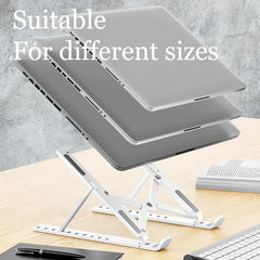 Portable Laptop Stand Adjustable Notebook Support Holder Computer Bracket For Macbook Air Pro Accessories Foldable Base For Pc