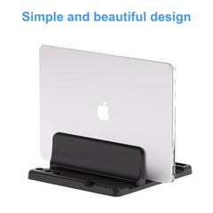 Office Laptop Stand Vertical Save Desktop Space Easy To Place Computer Accessories Office Desk Storage for MacBook Tablet Phone