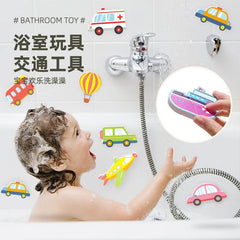 Baby Bath Toys for Toddlers Floating Foam Animals Cars Waterproof Bathtub Toys Early Learning Educational Gift for Kids Play Set