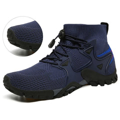 Shoes for Men Walking 2023 Summer New High Top Boots Breathable Mesh Mountaineering Outdoor Comfortable Leisure Travel Sneakers