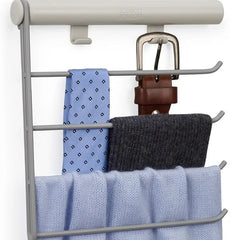 Home non perforated wall mounted belt, tie, scarf, hanging rail, storage rack, small accessory hook, umbrella hanging rack