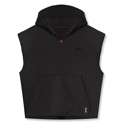 Mens Brand Gyms Clothing Bodybuilding Hooded Tank Top Cotton Sleeveless Vest Sweatshirt Fitness Workout Sportswear Tops Male