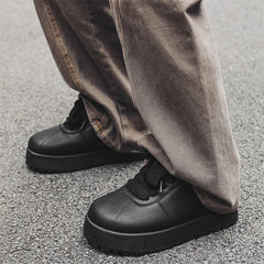 2025 New High Quality Shoes Autumn and Winter New Breathable Versatile Trendy Fashion Thick Soled Thickened Niche Bread Shoes