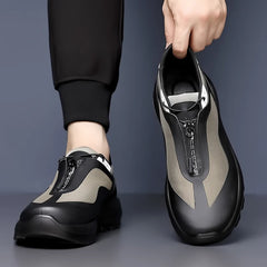 Men's shoes outdoor hiking soft sole sports shoes thick soled, lightweight trendy and versatile men's slip-on shoes for spring