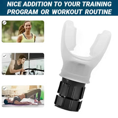 Breathing Exercise For Lungs Portable Breath Fitness Exerciser Device Endurance Workout With Adjustable Resistances Sports
