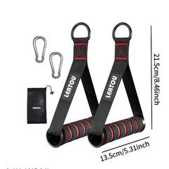 2x Exercise Handles, Handle Attachments, Comfortable, Non-slip Training Handles,