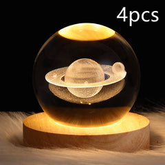 3D Planet Moon Lamp Bedroom Home Decor