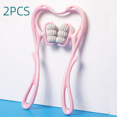 Multifunctional Manual Six-wheel Neck Massager Massage Relieve Roller