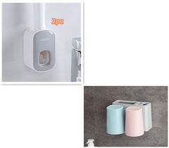 Wall Mounted Automatic Toothpaste Holder Bathroom Accessories