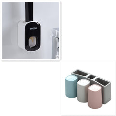 Wall Mounted Automatic Toothpaste Holder Bathroom Accessories
