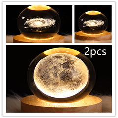 3D Planet Moon Lamp Bedroom Home Decor
