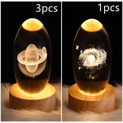 3D Planet Moon Lamp Bedroom Home Decor