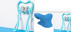 Multifunctional Manual Six-wheel Neck Massager Massage Relieve Roller