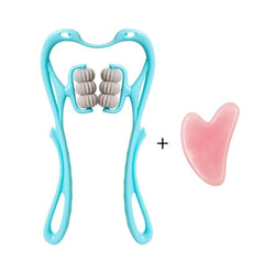 Multifunctional Manual Six-wheel Neck Massager Massage Relieve Roller