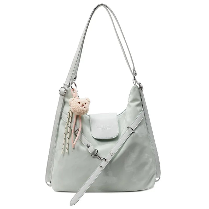 Vintage College Style Backpack Women's Bag, Versatile Fashion, Large Capacity Shoulder Bag Bag