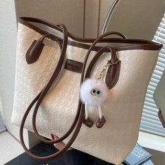 Women Large Tote Bag 2025 New Casual Commuting Shoulder Purse Spacious University School Bag Lightweight