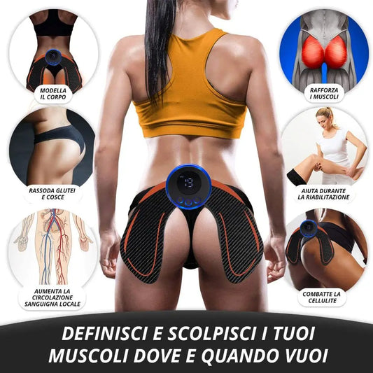 Chargeable Sport Muscle Stimulator Fitness Equipment EMS ABS Abdominal Trainer Weight Loss Body Slimming Anti Cellulite Hip Lift