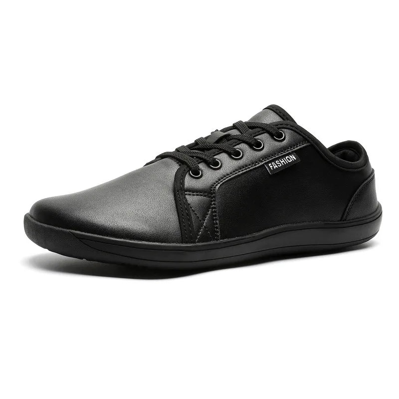 Hot Sale Men Womens Shoes Leather Wide Barefoot Shoes Soft Sole Male Casual Shoes Fashion Wear Wear Resistant Women Men Sneakers