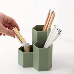 multifunctional desktop organizer, office accessories storage, suitable for home, office and school, desktop storage rack