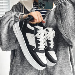 Men's Shoes Comfortable Classic Sports White Fashion Trend Simple and Versatile Casual Outdoor Breathable Walking Flat Shoes