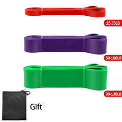 Resistance Bands Exercise Elastic Band Home Yoga Gym Equipment Accessories Sports Power Pull-Up Assist Band Bodybuilding