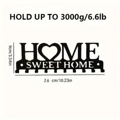Wall Mounted Sweet Home Decorative Key Holder Key Wall Hook Creative Key Holder for Front Door