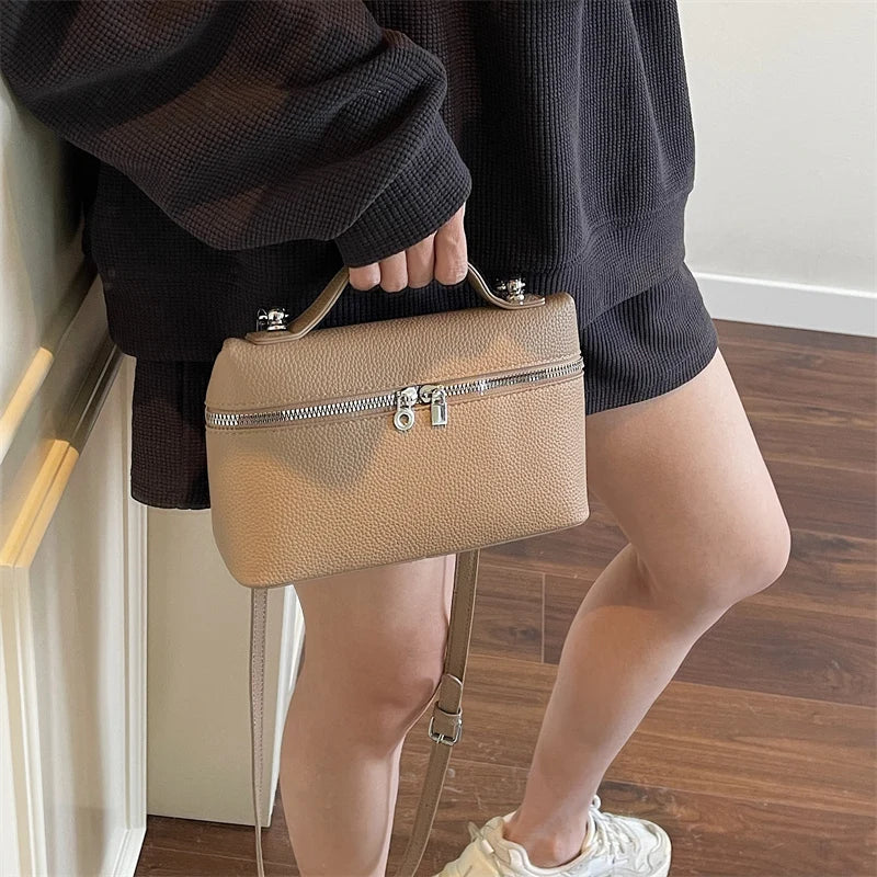 Chic Campus Bag Women Multifunctional Shoulder Handbag Student Friendly For Lecture Halls And Study Sessions